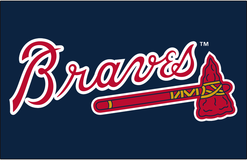 Atlanta Braves 2018-Pres Primary Dark Logo iron on heat transfer